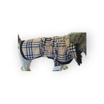Brown Plaid Classic Dog Coat Harness with Matching Leash