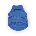 Combed Cotton Cable Knit Dog Sweater