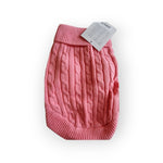 Combed Cotton Cable Knit Dog Sweater