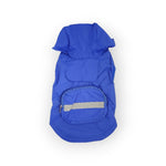 PACKABLE DOG RAINCOAT blue